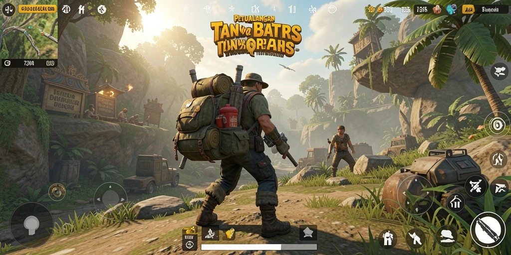 Tangkapan layar gameplay 73K menunjukkan manfaat menjelajahi dunia terbuka yang fantastis.