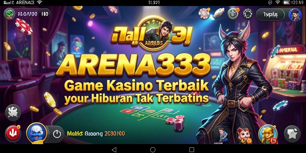 Tampilan gameplay seru dan menarik dari ARENA333.