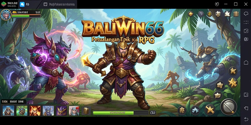 Tampilan gameplay BALIWIN66 yang menegangkan dan seru.
