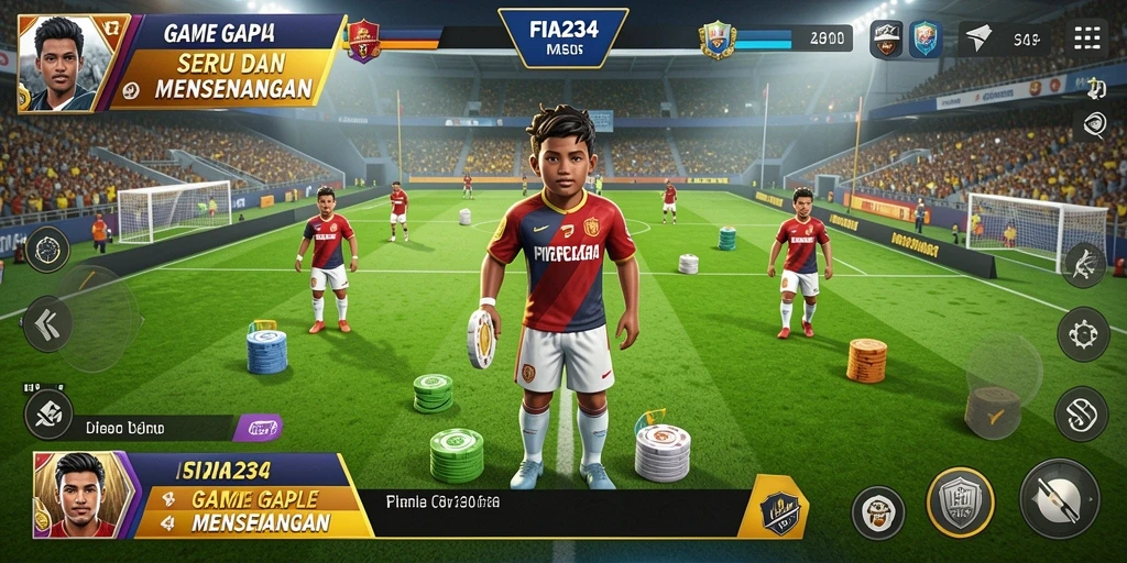 Tangkapan layar dari FIFA234 menampilkan pengalaman bermain Gaple yang menarik.