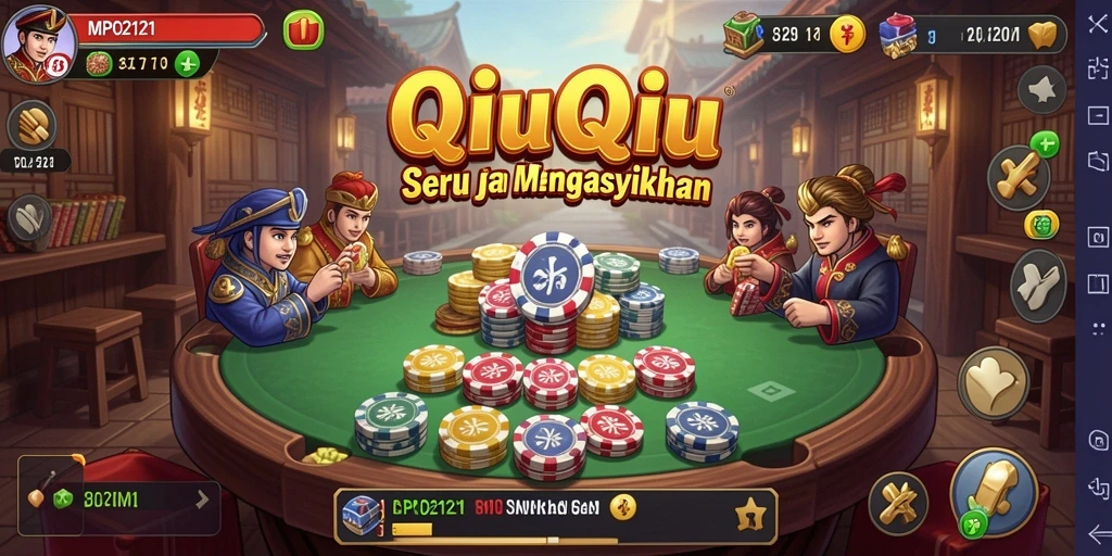 Screenshot gameplay seru dari game QiuQiu MPO2121