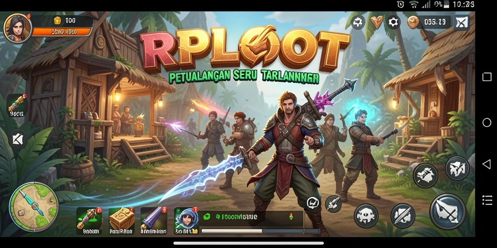 Gameplay RPLOOT menampilkan petualangan seru dan grafik menawan.
