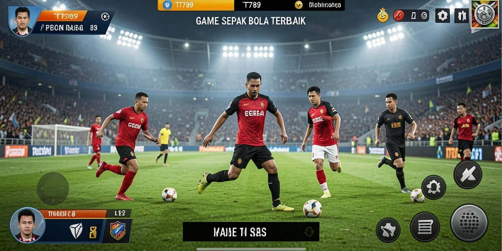 Tampilan gameplay seru dari game sepak bola TT789 yang menarik.