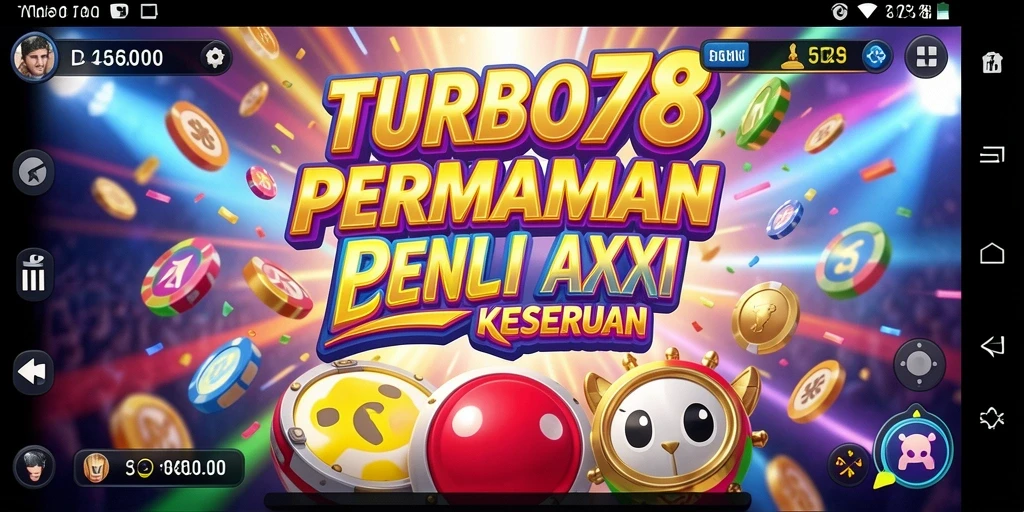 Tampak gameplay TURBO78 dengan suasana Bingo yang ceria.